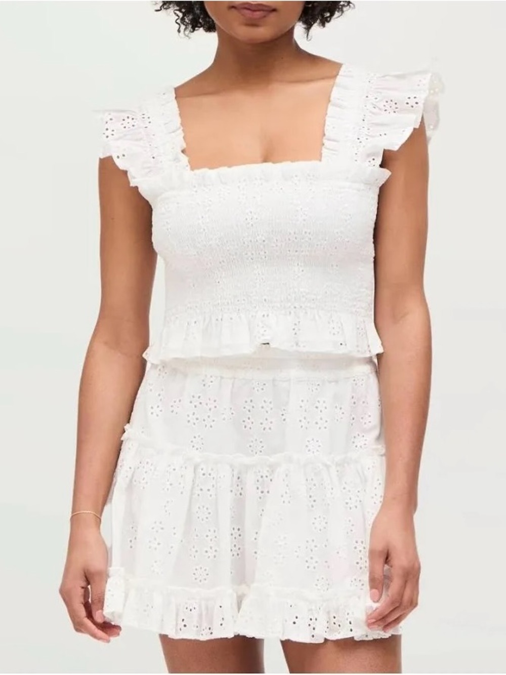 Hill House White Eyelet Paz Set